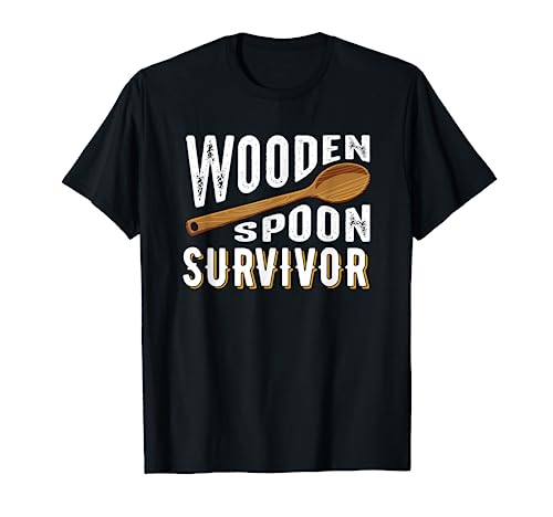 Wooden Spoon Survivor Champion T Shirt Funny Gift T-Shirt