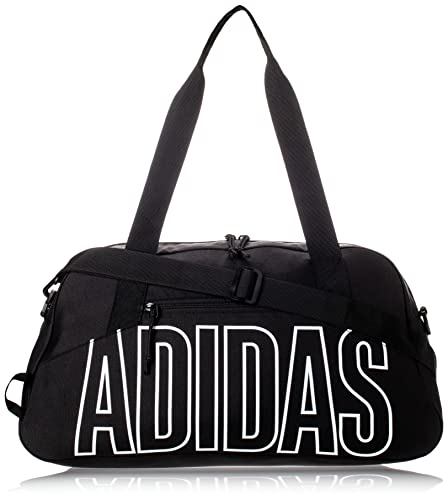 adidas Graphic Duffel, Black/White, One Size