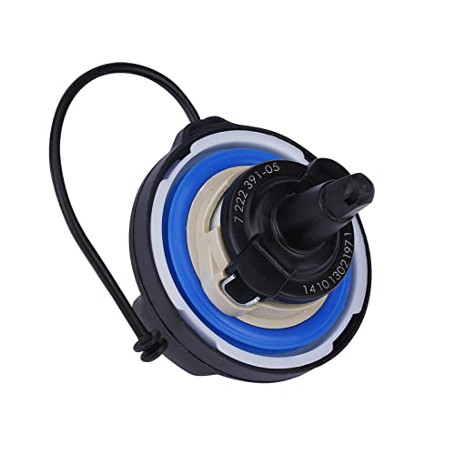 Fuel Tank Filler Cap,Gas Cap Compatible With BMW E39 E46 E60 E90 E92-128i 320i 325i 328i 328xi 330i 330xi 335i 525i 528i 530i 535i 750i X1 X3 X5 Z4 M3 Mini Cooper，Replace # 16117222391, 10844, 31848