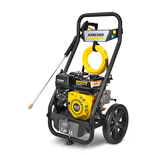 Kärcher - G 3200 Q PSI Axial Pump Gas Power Pressure Washer - with 4 Nozzle Attachments - 2.6 GPM