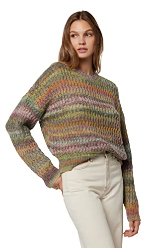 Joie Womens Women's Joie VITA Sweater, Olive Oil Multi, Medium