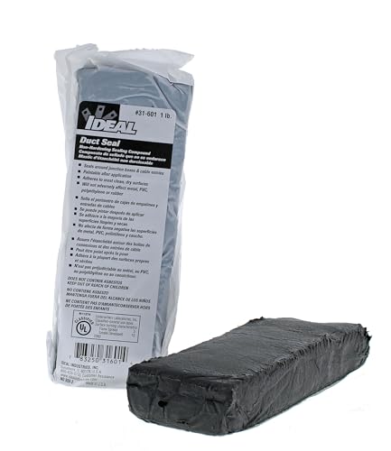 IDEAL Electrical 31-601 Duct Seal, 1 lb. Block
