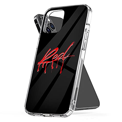 Phone Case Whole Cover Lotta Shockproof Red Aesthetic Carti Colorful Playboi Compatible with iPhone 12 11 X Xs Xr 8 7 6 6s Plus Pro Max Mini Samsung Galaxy Note S9 S10 S20 Ultra Plus Transparent