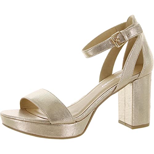 CL by Chinese Laundry Women's Go On Platform Dress Sandal, Light Gold, 7.5 M US