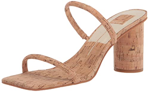 Dolce Vita Women's Noles Heeled Sandal, Natural Cork, 9