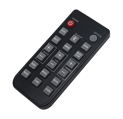 CSS2123 Replaced Remote fit for Philips Sound Bar Speaker Subwoofer CSS2123 CSS2133 CSS2123B CSS2123/F7 CSS2123B/F7 CSS2123F7 CSS2133B98 CSS2133B/F7 996510050576 996510054954 996510063326