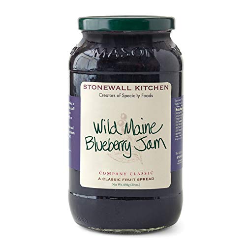 Stonewall Kitchen USDA Organic Wild Maine Blueberry Fruit Spread, 30 Ounce