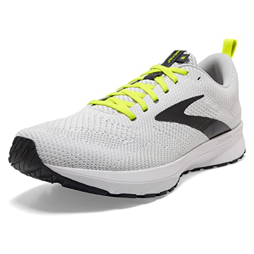 Brooks Revel 5 White/Oyster/India Ink 13 D (M)