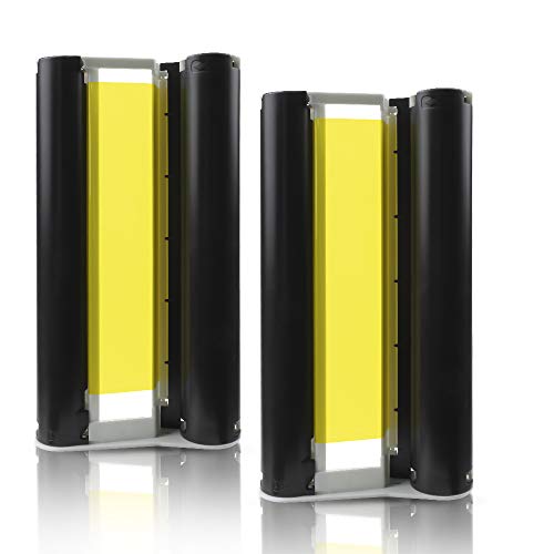 Pristar Compatible Ink Cartridges Replacement for KP-108IN KP108 2-Pack Color Ink Cassette for Canon Selphy CP1300 CP1500 CP1200 CP910 CP900 Wireless Compact Photo Printer 4 x 6 inch (Without Paper)