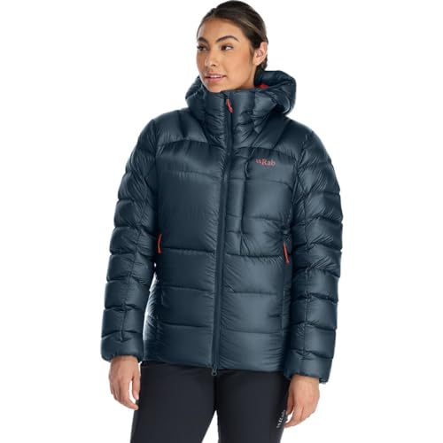 RAB Women's Mythic Ultra Jacket Down Insulated Water-Resistant Coat for Climbing & Mountaineering - Orion Blue - X-Large