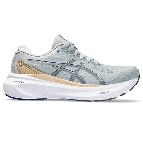 ASICS Women's GEL-KAYANO 30 Running Shoes, 8.5, PIEDMONT GREY/STEEL GREY