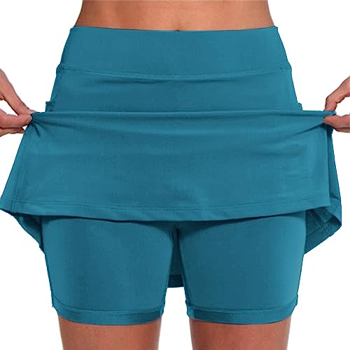 Todays Daily Deals Clearance Today'S Deals Yoga Shorts for Women, Womens Elastic Yoga Culottes Solid Color Athletic Shorts Lightning Deals of Today Prime Clearance Green 5X-Large