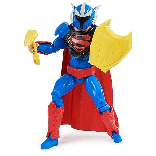 DC Comics, Superman Man of Steel Action Figure, DC Adventures, 12-inch, 9 Accessories, Collectible Superhero Kids Toys for Boys and Girls, Ages 4+