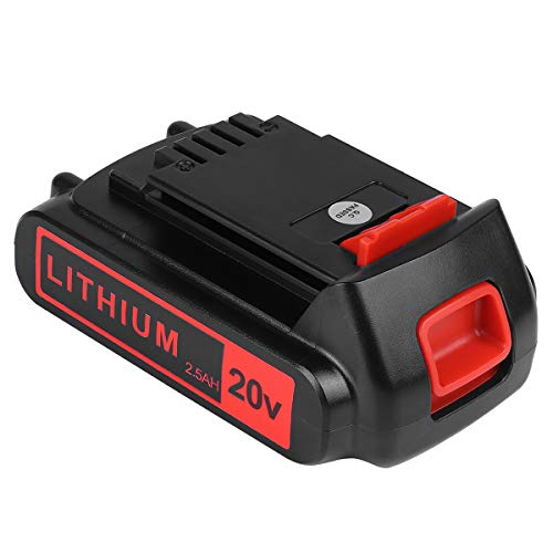 KINGTIANLE 2.5Ah 20V Max Lithium Battery Replacement for Black and Decker 20V Lithium Battery LBXR20 LBXR20-OPE LB20 LBX20 LBX4020 LB2X4020 Cordless Tools Batteries