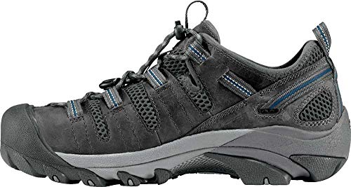 KEEN Utility mens Atlanta Cool Work Shoe, Black/Dark Shadow, 10.5 Wide US