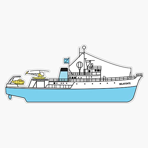 Life Aquatic By Steve Zissou - The Belafonte Vinyl Waterproof Sticker Decal Car Laptop Wall Window Bumper Sticker 5'