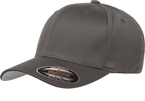 Flexfit Men's Athletic Baseball Fitted Cap (Adult XXL (7 5/8' - 8'), Dark Gray)