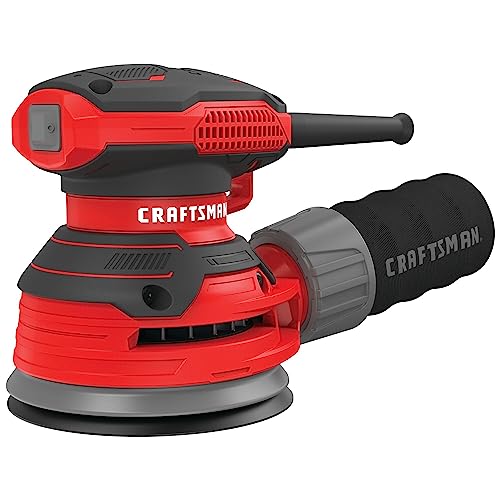CRAFTSMAN Orbital Sander, 5 inch, 12,000 OPM, 3 Amp, Corded (CMEW231)