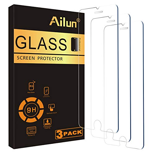 Ailun Screen Protector for Apple iPhone 8,7,6s,6 [4.7-Inch] 3Pack, 2.5D Edge Tempered Glass Case Friendly