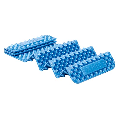 Exped FlexMat Plus - Thick, Comfortable, and Highly Versatile Closed-Cell Foam Mat, Blue, Long Wide
