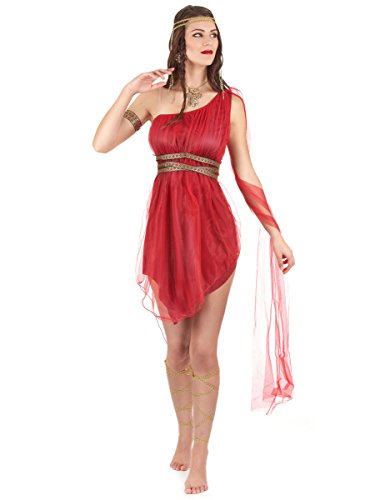 California Costumes Women's Ruby Goddess Adult, Red, X-Small
