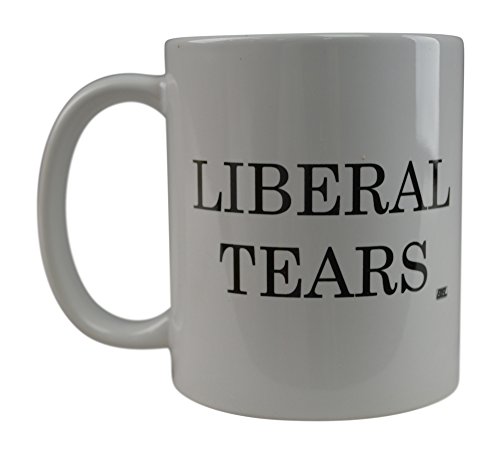 Rogue River Funny Novelty Coffee Mug - Liberal Tears Political Cup, Great Gift Idea for Republicans or Conservatives, 11 Oz, White