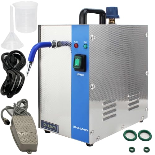 1200W Jewelry Cleaner Machine,110V Stainless Steel 2L Silver & Gold Steam Cleaner,Gem Washer Goldsmith Equipment for Cleaning Jewelry/Silver/Gold