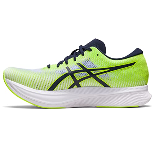 ASICS Men's Magic Speed 2 Running Shoes, 10.5, Hazard Green/Midnight