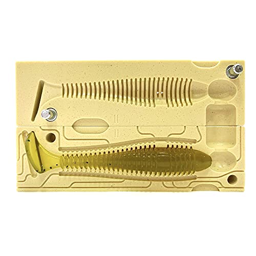 Smedioks Premium Soft Plastiс Mold Lure Making Injection Molds Fishing Lures Swing Impact Fat 3.8''