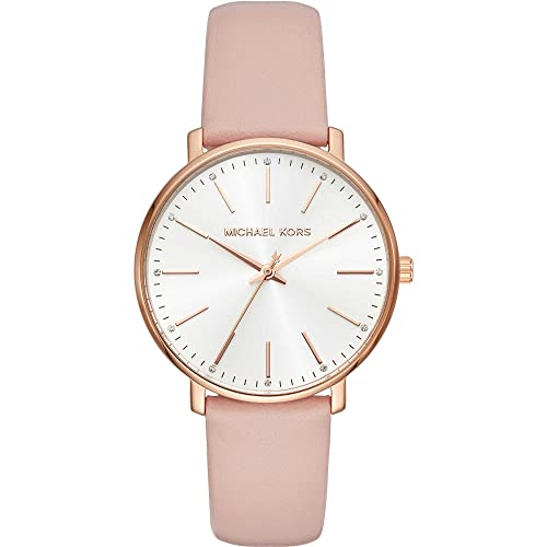 Michael Kors Analog White Dial Women's Watch - MK2741, Rose Gold/Pink