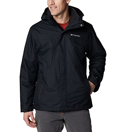 Columbia Men's Tunnel Falls Interchange Jacket, Black, X-Large