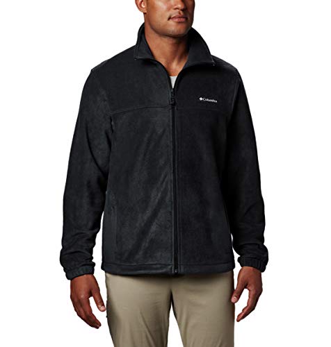 Columbia Men's Big and Tall Steens Mountain 2.0 Full Zip Fleece Jacket, Black, 4X