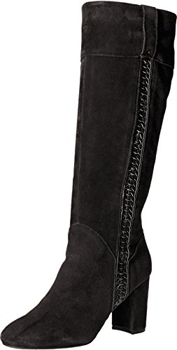 kensie Women's Bernadette Slouch Boot, Black, 10 M US