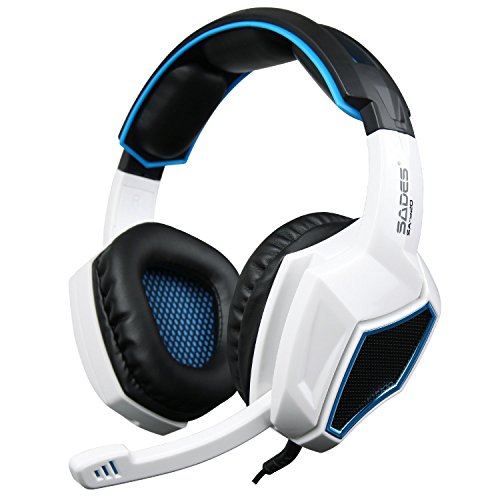 Anivia Computer Headset Headphones, 3.5mm Wired Over Ear Stereo Gaming Headsets with Microphone
