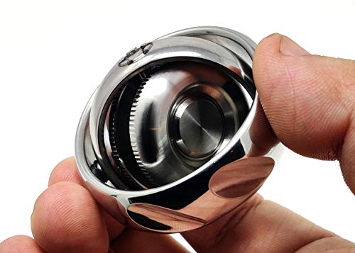 Mechforce EDC Gyroscope Gen2, Stainless Steel, Hand Fidget, Stress Relief, Focus Desk Toy