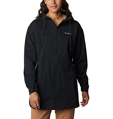 Columbia Women's Flora Park Softshell Jacket, Black, Large