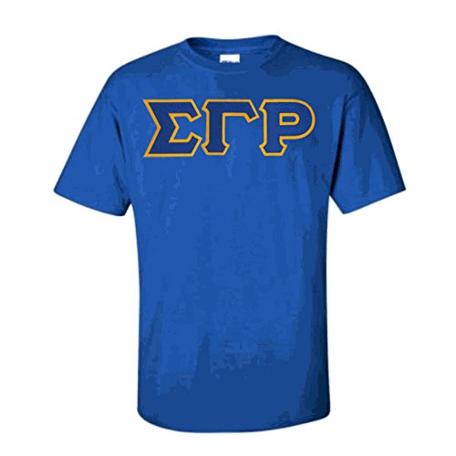 Sigma Gamma Rho Sorority Greek Lettered Royal Blue T-Shirt 4X-Large