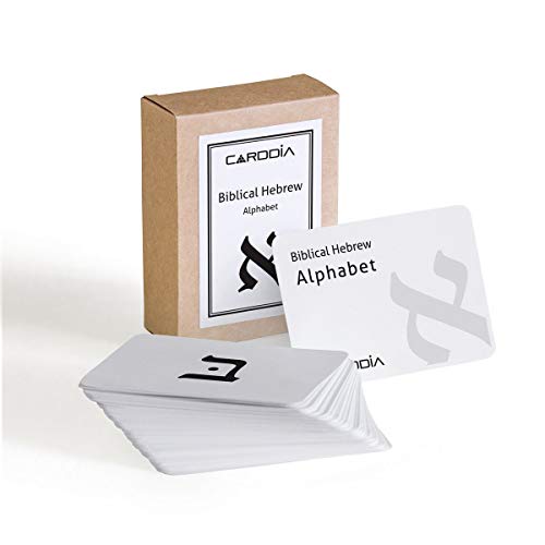 Biblical Hebrew Alphabet Flash Cards (Including Consonant, Vowel, Dagesh and Final Form)