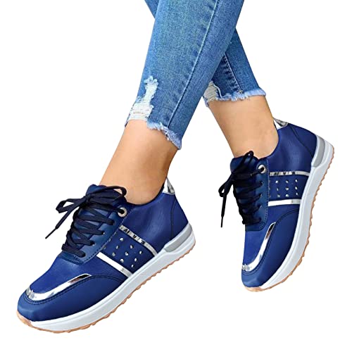viyabling Women'S Fashion Sneakers Women'S Premium Lightweight Sneakers Comfortable Tennis Non Slip Shoes Gym Walking Shoes