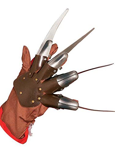 Rubie's mens Nightmare on Elm Street Freddy Krueger Gloves Adult Costume Accessory, Multicolor, One Size US