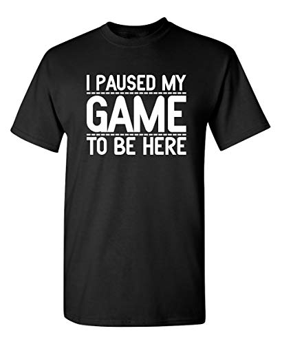 My Game Graphic Novelty Sarcastic Funny T Shirt XL Black