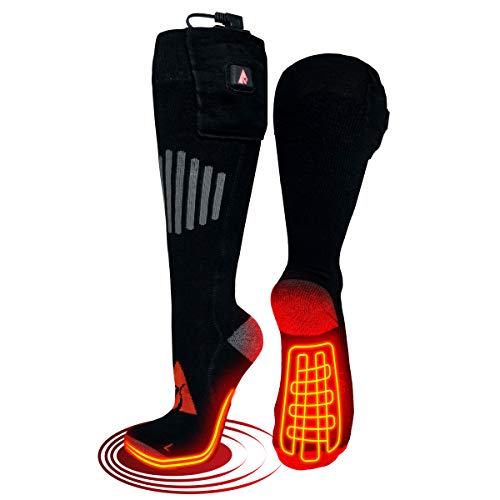 ActionHeat 5V Wool Battery Heated Socks L/XL