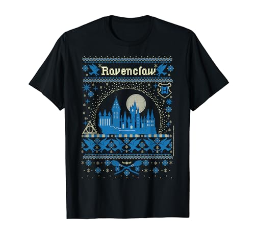 Harry Potter Christmas Ravenclaw Ugly Sweater T-Shirt