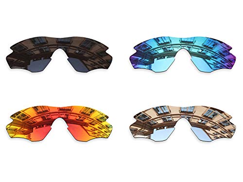 Vonxyz Set of 4 Lenses Replacement for Oakley M2 Frame Sunglass Combo Pack