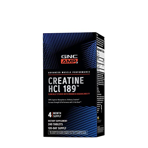 GNC AMP HCl 189, 240 Tablets