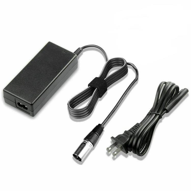 Onerbl 24V 3-Pin XLR AC-DC Adapter Replacement for Invacare Pronto M51 M 51 Power Mobility Wheelchair Wheel Chair Soneil 2408S-B 2408SB 24085-B 2408S-8 24VDC Automatic Battery Charger Supply Cord