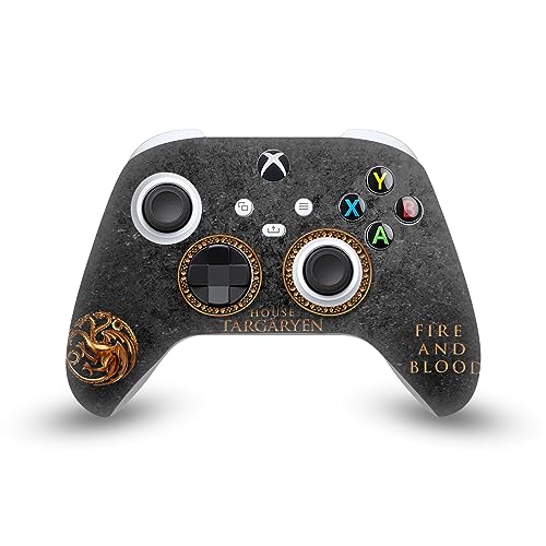 Head Case Designs Officially Licensed HBO Game of Thrones House Targaryen Sigils and Graphics Vinyl Sticker Gaming Skin Decal Cover Compatible with Xbox Series X/S Controller