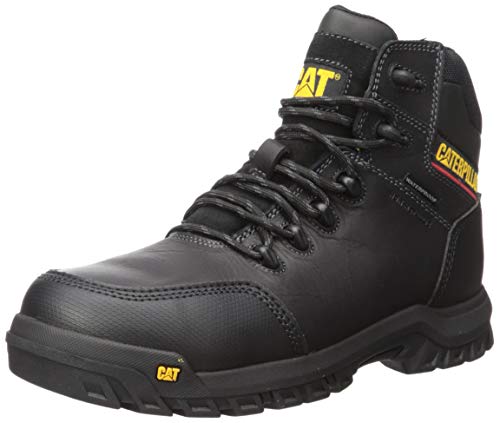 Cat Footwear Men's Resorption Composite Toe Waterproof Industrial Boot, Black, 11 Wide