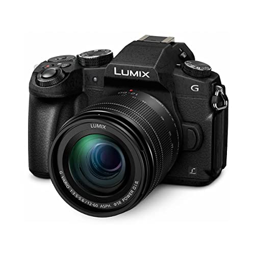 Panasonic LUMIX G85 4K Digital Camera, 12-60mm Power O.I.S. Lens, 16 Megapixel Mirrorless Camera, 5 Axis In-Body Dual Image Stabilization, 3-Inch Tilt and Touch LCD, DMC-G85MK (Black)
