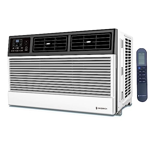 Friedrich CCW12B10A Chill Premier Smart Air Conditioner Wall & Window Unit, WiFi Mobile Control, White, Cooling Capacity (12,000 BTU)